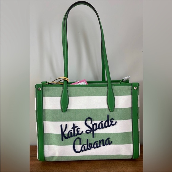 Kate spade NY market cabana medium canvas tote - Picture 3 of 11